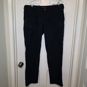 5.11 Tactical Women's 16 Long Cargo Polyester Cotton Navy Pants